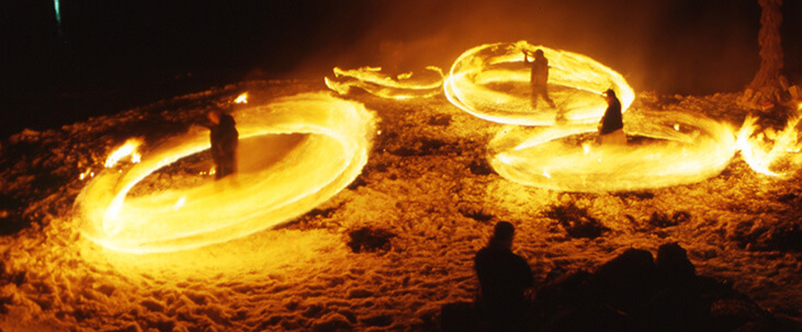 Hiburi Kamakura Fire Festival of Kakunodate